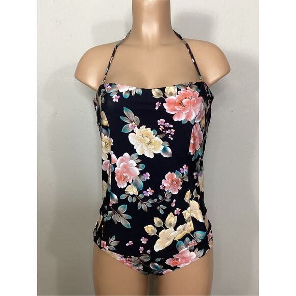 New. BECCA floral tankini set. L-top/XL-bottom. Retails $149 - Picture 3 of 11